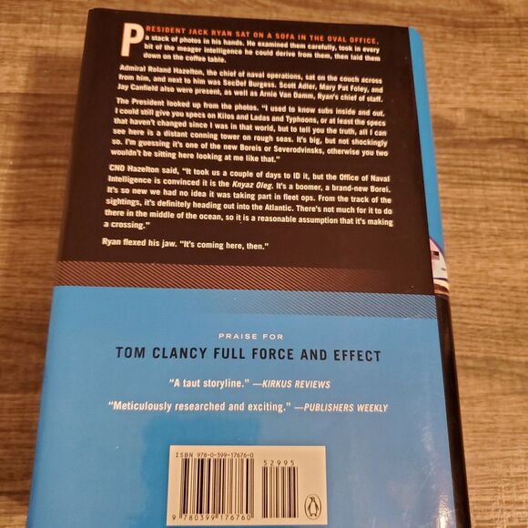 Tom Clancy Commander in Chief hardcover book - Picture 5 of 8